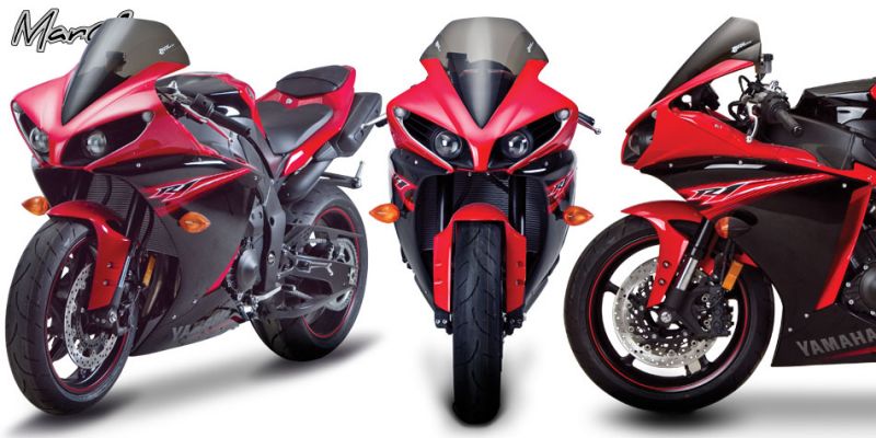 スクリーン Marc1 スモーク YZF-R1