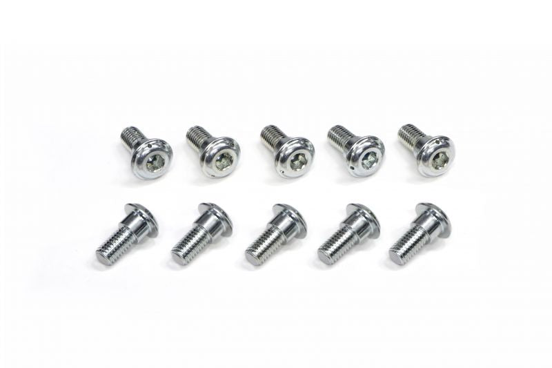 Motard Sprocket Bolts, Steel, with Wiring Lock, M8x20 (P1.25), for Disc Rotor/Sprocket, 10 pcs.