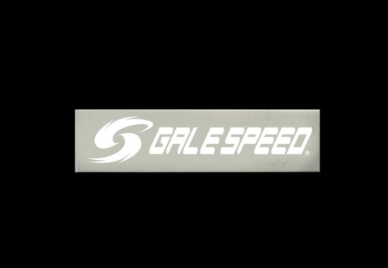 GALESPEED die-cut sticker, white, 25 x 120 mm