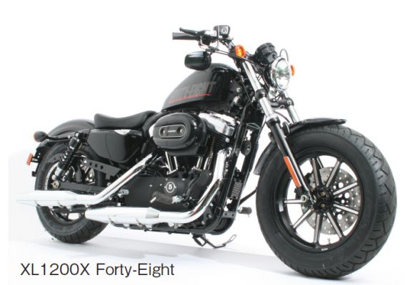 アルミ鍛造ホイール 9S リア 350-16 グロスブラック スポーツスター XL1200X