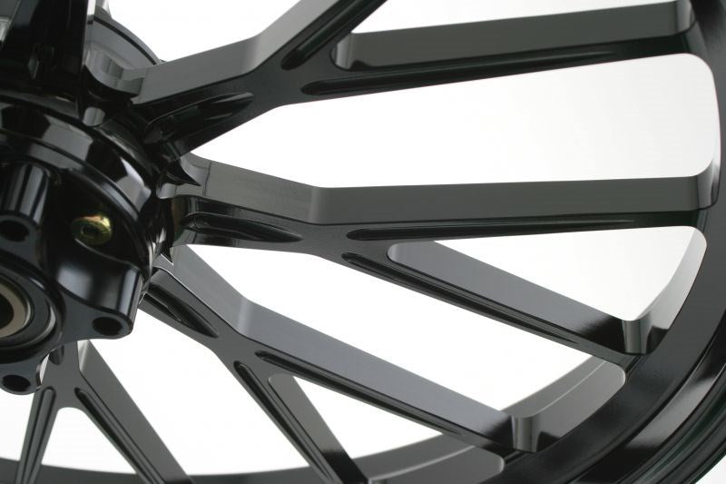 Aluminum Forged Wheel S18 Front F250-19 Gloss Black Double Disc Dyna FXDC FXDB FXDL