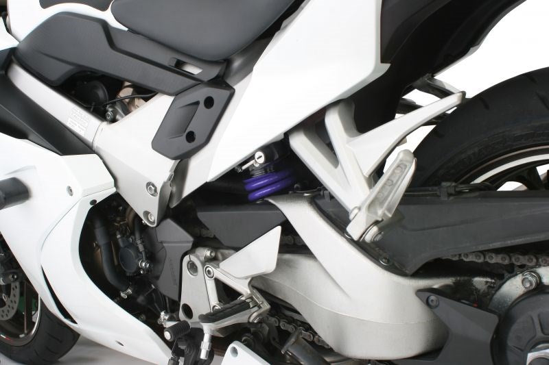 Rear shock emulsion body with HPA T460 Monoshock VFR800F