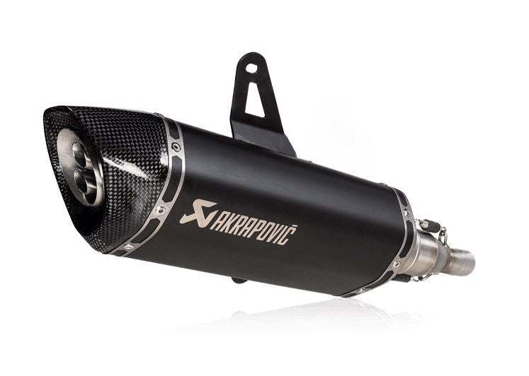 EC Approved Slip-On Titanium Catalyst Black DragStar 125/200
