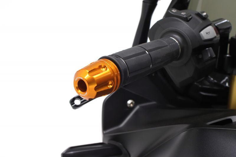 Aluminum Bar Ends Revolver Gunmetal φ33-L35 (Left & Right Set)