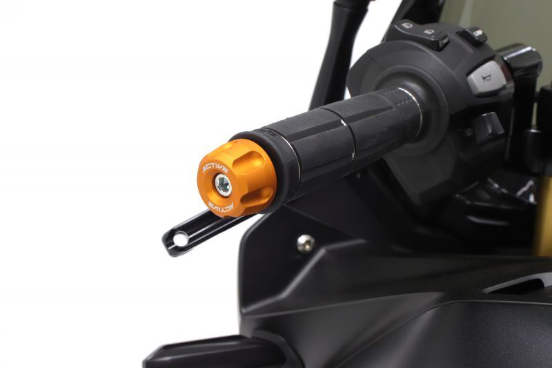 Aluminum Bar End Revolver Matte Black φ30-L18 Left and Right Set