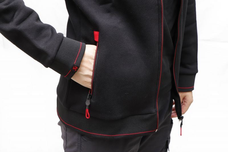 Zip Hoodie CORPO Men's Black XS