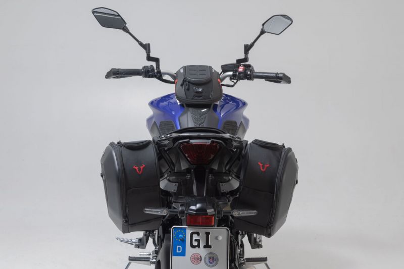 PRO BLAZE Saddlebag Set Black High Version 14-21L MT-07