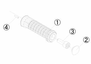 リペア FCK ステップバーASSY シルバー 汎用C
