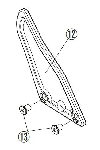 リペア FCK ヒールプレートASSY シフター有無共通 シルバー 右側 CBR1000RR 08-17
