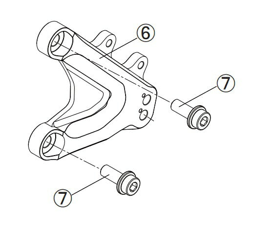 リペア FCK メインプレートASSY ブラック 左側 ZX-25R/ZX-25R SE 20-21