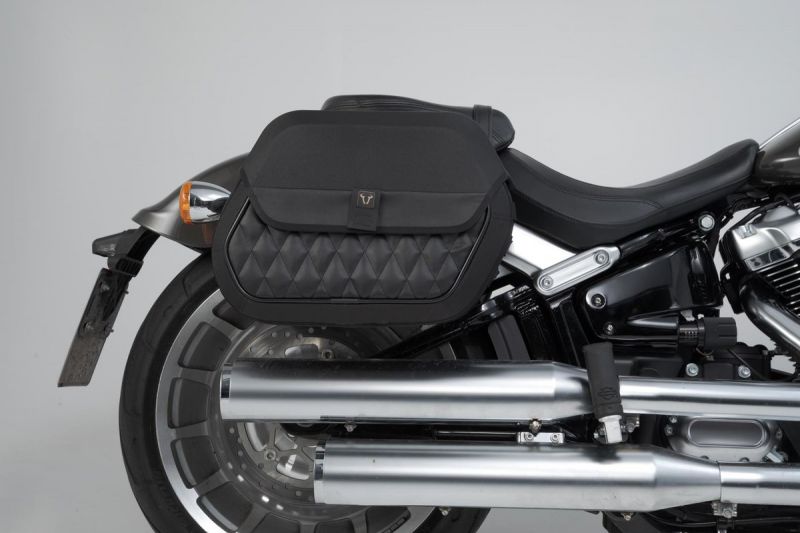 SLC Side Carrier for LH1 Right 19.5L Softail FLSTF Fat Boy FXSB Breakout