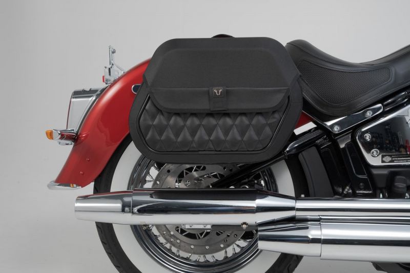 SLC side carrier for LH2, left, 25.5L, Softail FLDE Deluxe