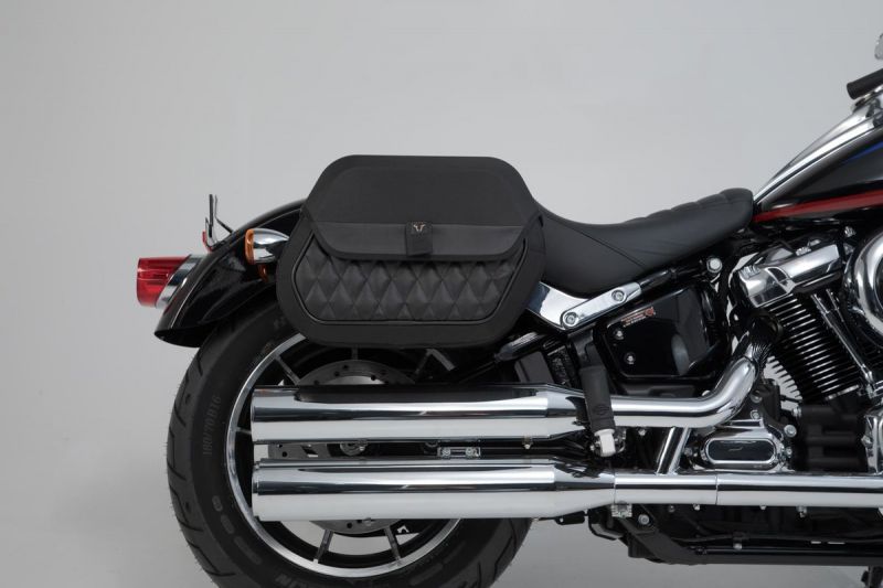 SLC Side Carrier for LH1 Right 19.5L Softail FXLR Low Rider Dyna FXDLS