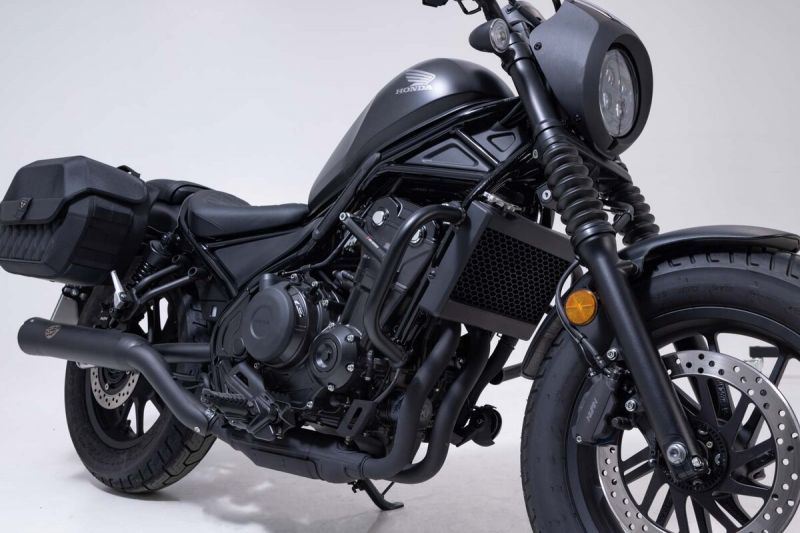 Crash Bar Black Rebel 500