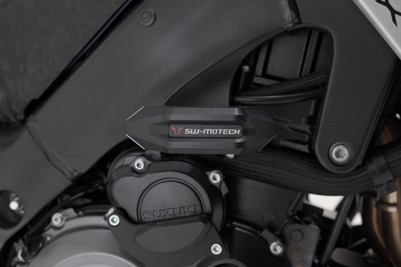 Frame Slider Set, Black, GSX-S1000, Left and Right