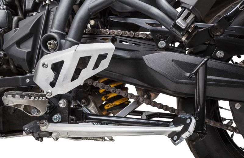 Side Stand Extension Black/Silver Tiger 800