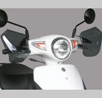 ナックルバイザー スズキ レッツ/レッツG スモーク