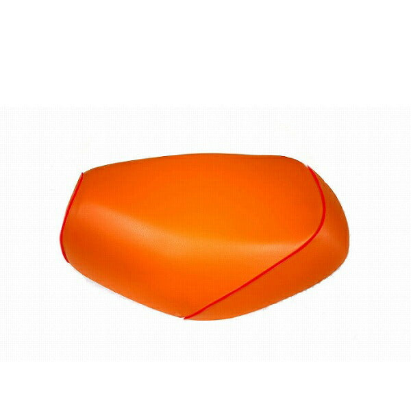 国産 シートカバー オレンジ/赤パイピング 被せタイプ レッツ4