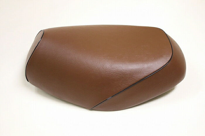 【アウトレット】 国産 シートカバー 茶/黒パイピング 被せ ズーマー (AF58)