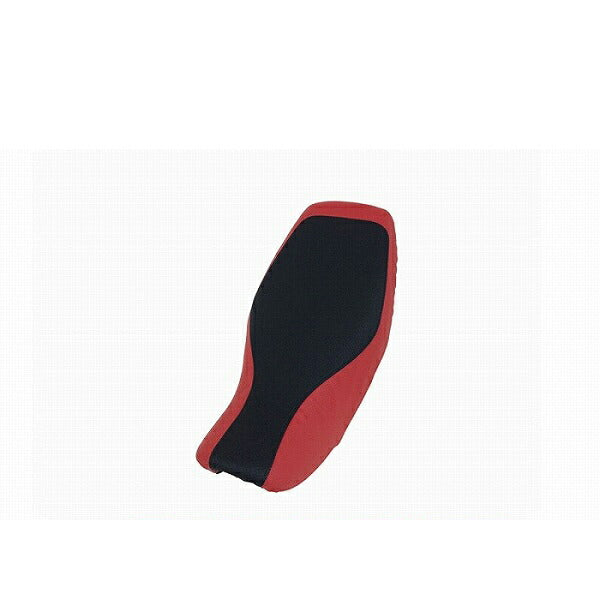 Domestic Seat Cover, Embossed Black/Embossed Red Two-Tone/Black Stitch, Reupholstering Type, GROM