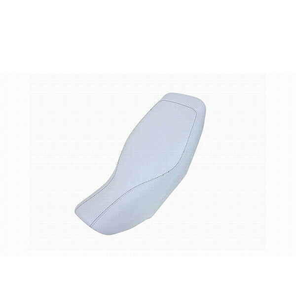 Domestic Seat Cover Embossed White / Black Stitch Type for Grom
