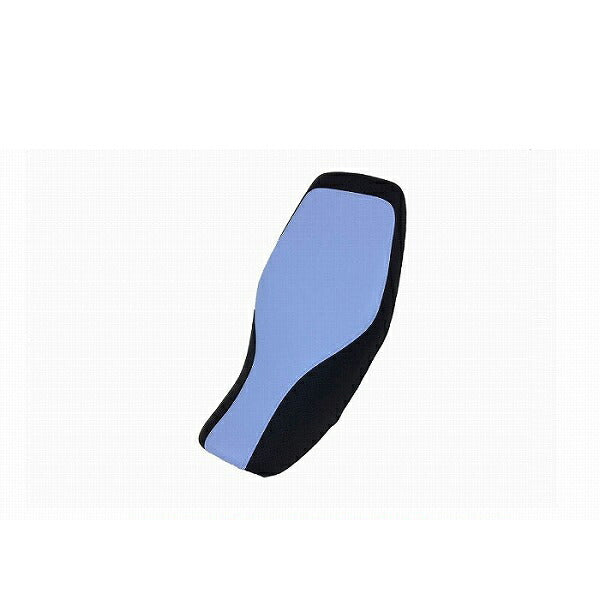 Domestic Seat Cover, Light Blue/Embossed Black Two-Tone, Clear Stitching, Slip-On Type, GROM