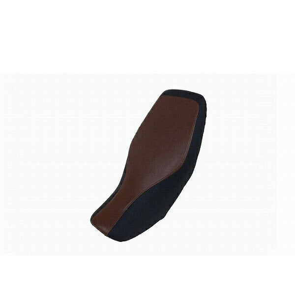 Domestic Seat Cover Brown/Embossed Black Two-Tone/Clear Stitch Overlay Type GROM