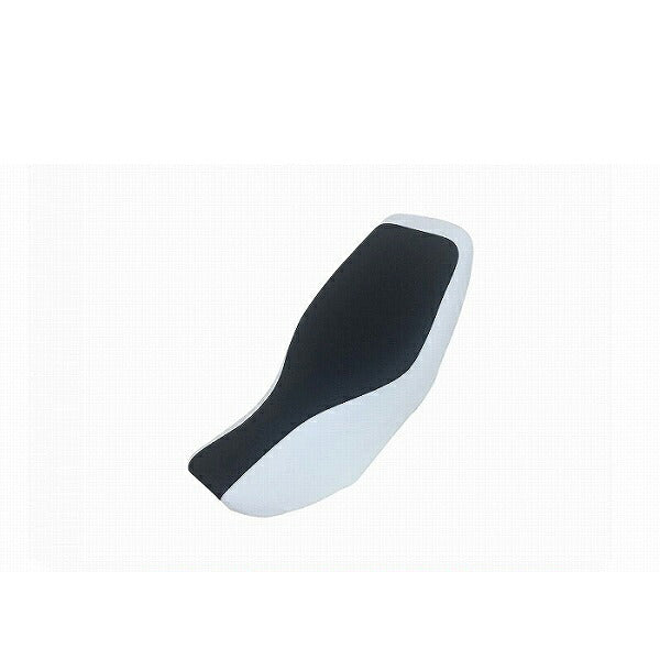Domestic Seat Cover Embossed Black/Embossed White Two-Tone/Black Stitch Overlay Type GROM