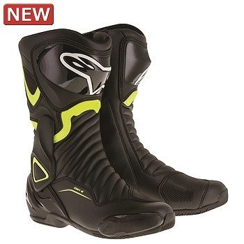 SMX 6 BOOT 3017 On-road Boots Boots 155 Black Yellow FLUO Size 41