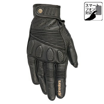 Crazy Eight Gloves, Gloves, Black/Black, L size