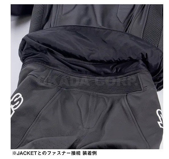 TRACK V2 LEATHER PANTS Leather Pants Black 46