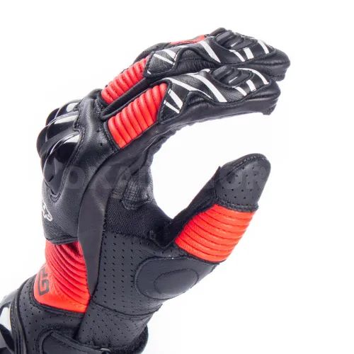 GP PRO R3 GLOVE Racing Gloves Black/Red Fluo L Size