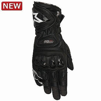 SUPERTECH GLOVE Leather Gloves Racing Gloves Gloves 10 Black 2XL Size