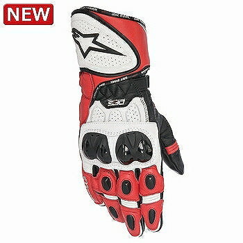 GP PLUS R GLOVE Leather Gloves Racing Gloves Gloves 123 Black White Red XL Size
