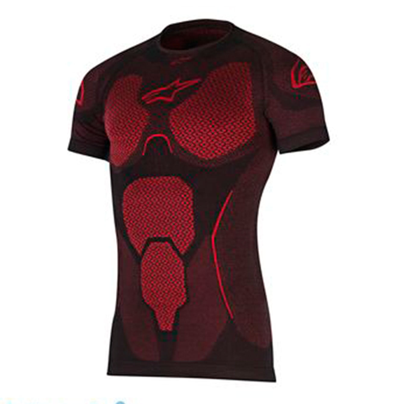 RACE TECH SHORT SLEEVE TOP Underwear Innerwear 13 Black Red XS/S Size