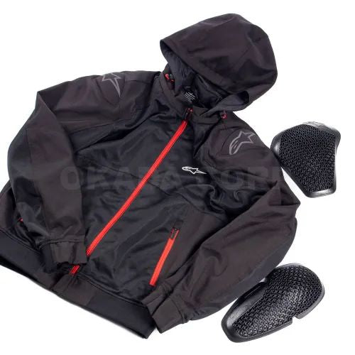 SEKTOR MESH HOODIE ASIA Riding Hoodie Black Size 2XL