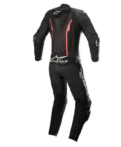 STELLA MISSILE v2 LEATHER SUIT Leather Suit Black/Diva Pink/Slate 42 Women's