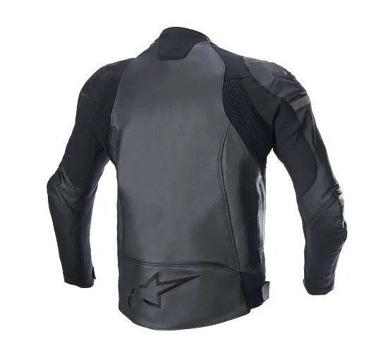 GP FORCE LEATHER JACKET Leather Jacket Black/Black 48