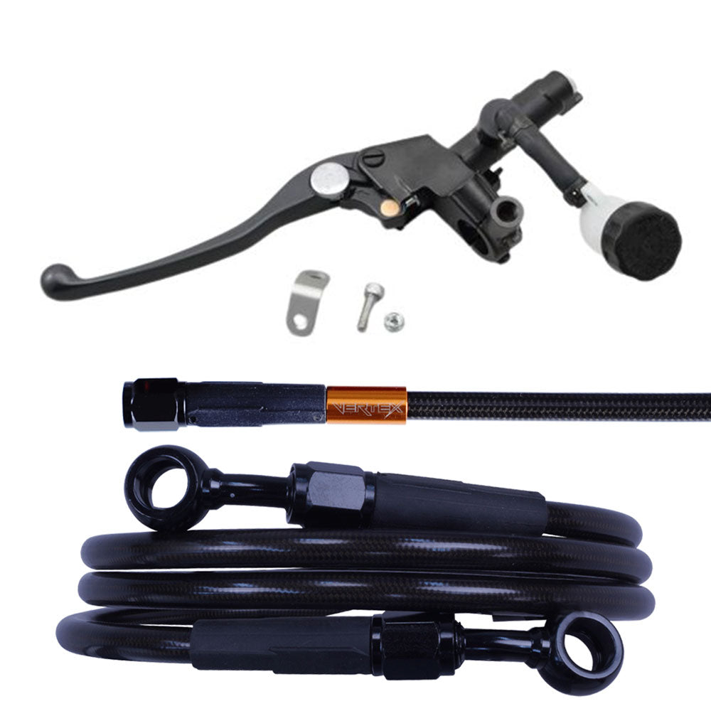 FZ750 メッシュ クラッチホース マスターシリンダー ブレーキホース FZ750 85-86 1FM