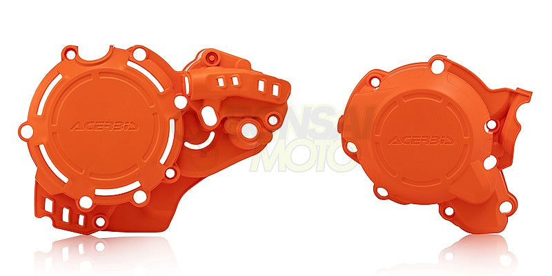 Engine Case Guard Orange KTM Husqvarna
