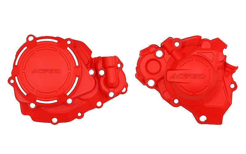 Engine Case Guard Red Honda CRF450RX (19-20) CRF450R (17-20)