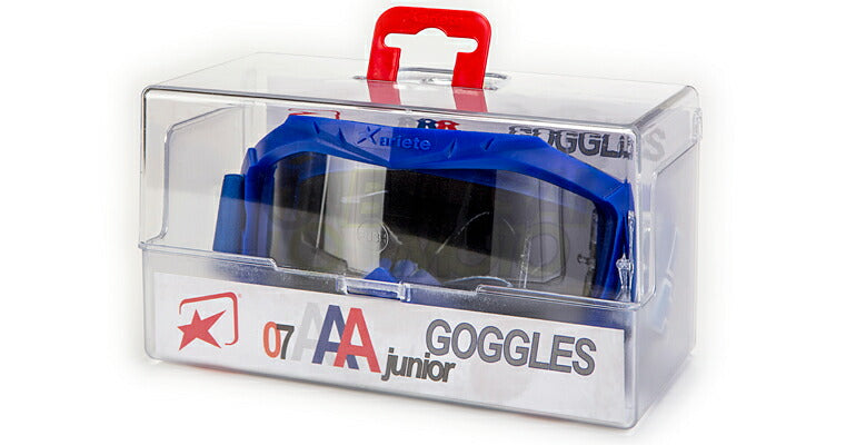 AAA MXゴーグル ユーロフィット キッズ/レディス用 レッド