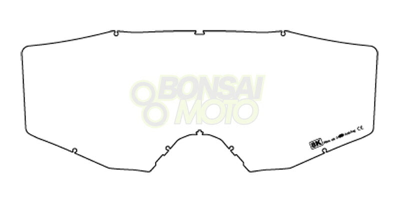8Kゴーグル専用レンズ ピンなし クリア