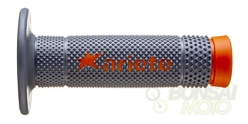 VULCAN(ヴァルカン) ノーワッフル オフロードグリップ オレンジ/グレー 116mm 左右セット