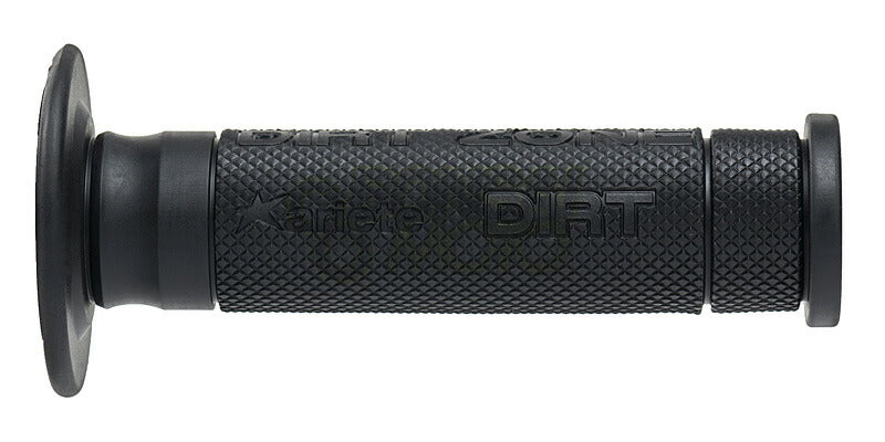 DIRT ZONE(ダートゾーン) ノーワッフル オフロードグリップ ソフト ブラック 135mm 左右セット