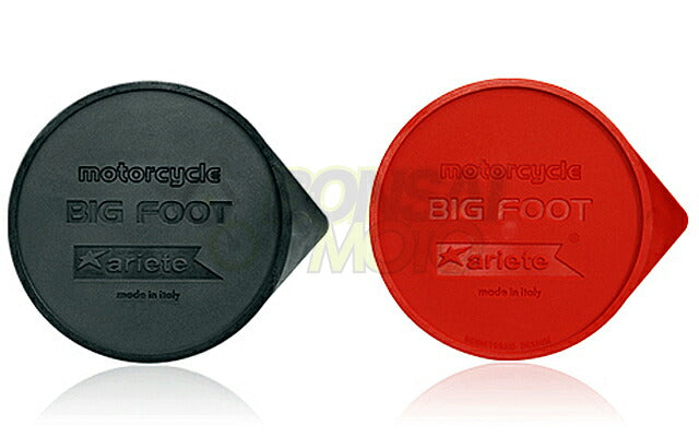 Big Foot Side Stand Pad Red 9x9cm 1pc