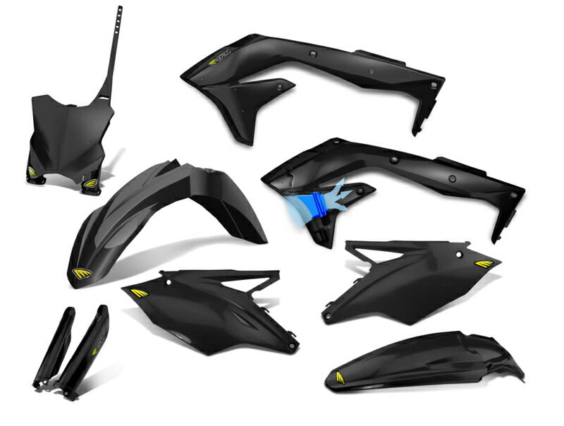 コンプリートパワーフロー インテーク ボディキット ブラック KX450F