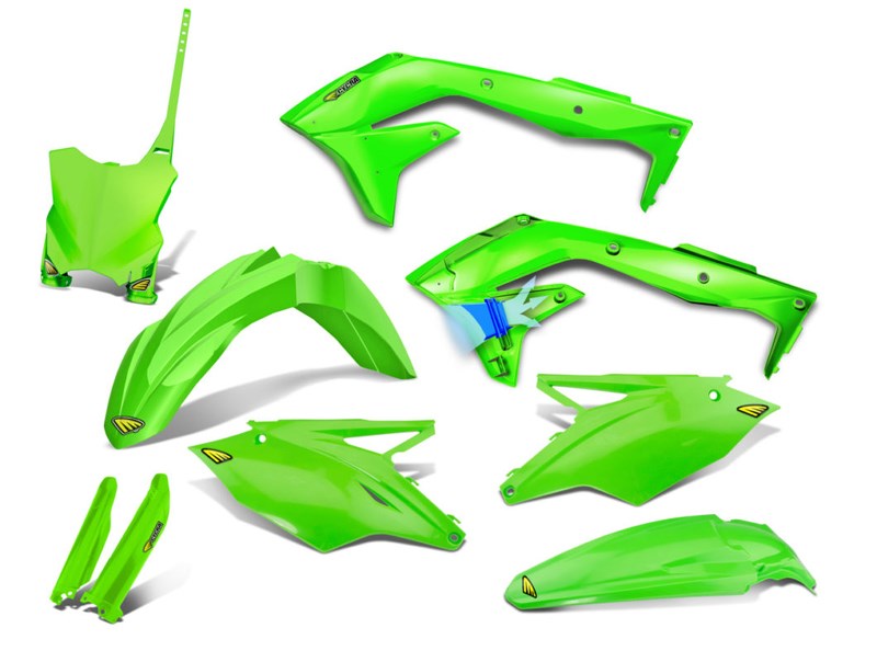 コンプリートパワーフロー インテーク ボディキット グリーン KX450F