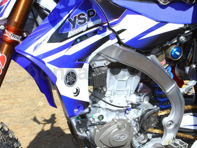 パワーフロー インテークラジエターシュラウド ホワイト YZ450F