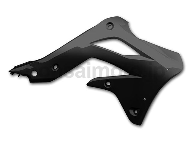 パワーフロー インテークラジエターシュラウド ブラック KXF250